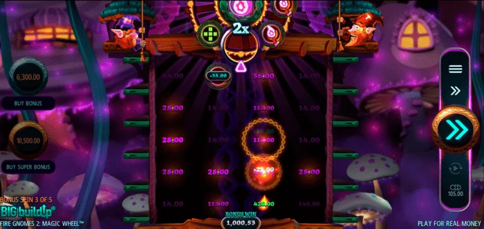 Fire Gnomes 2 Magic Wheel – mřížka Free Spinů s aktivními rolemi