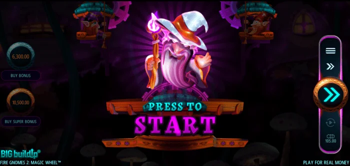 Fire Gnomes 2 Magic Wheel – spuštění bonusové hry