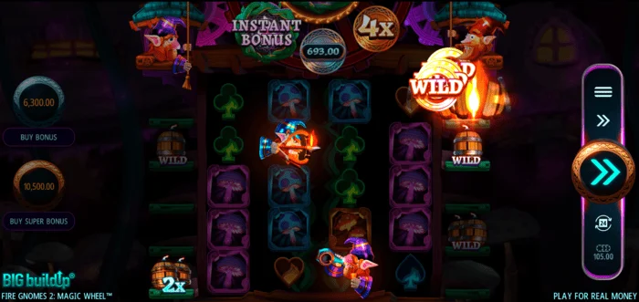 Fire Gnomes 2 Magic Wheel – tabulka symbolů